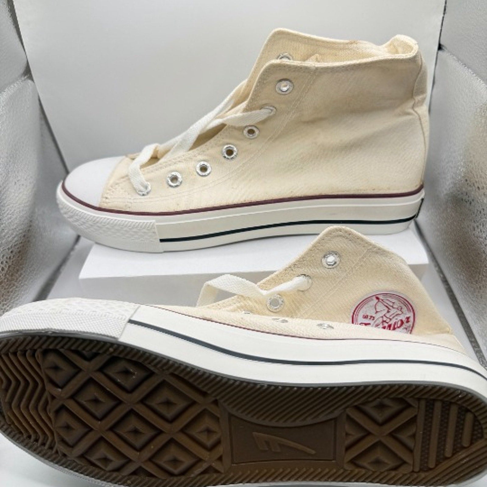 Warrior Classic High Top Canvas Shoes Ladies Size 6.5