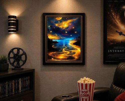 12" x 16" Art Print on Canvas 16x20 Portfolio Neon