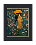 Victorian Spring art print on canvas, 12x16 inches with 16x20 mat, by Republic Mercantile, featuring detailed floral and spring scene