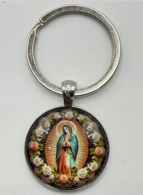 NEW Mother Mary Virgin of Guadalupe Keychain