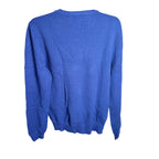 Iceglad Crewneck Blue Long-Sleeve Men's Sweater Size L