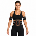 Electric muscle stim device for fat burning massage by Republic Mercantile, showing the handheld unit and gel pads.