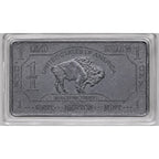 Troy oz Lead Collectible Bar in case by CMC Mint, featuring detailed engravings and a protective display case.