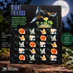 2002 USPS Night Friends American Bats 37¢ Stamps Full Sheet of 20 Mint Unused