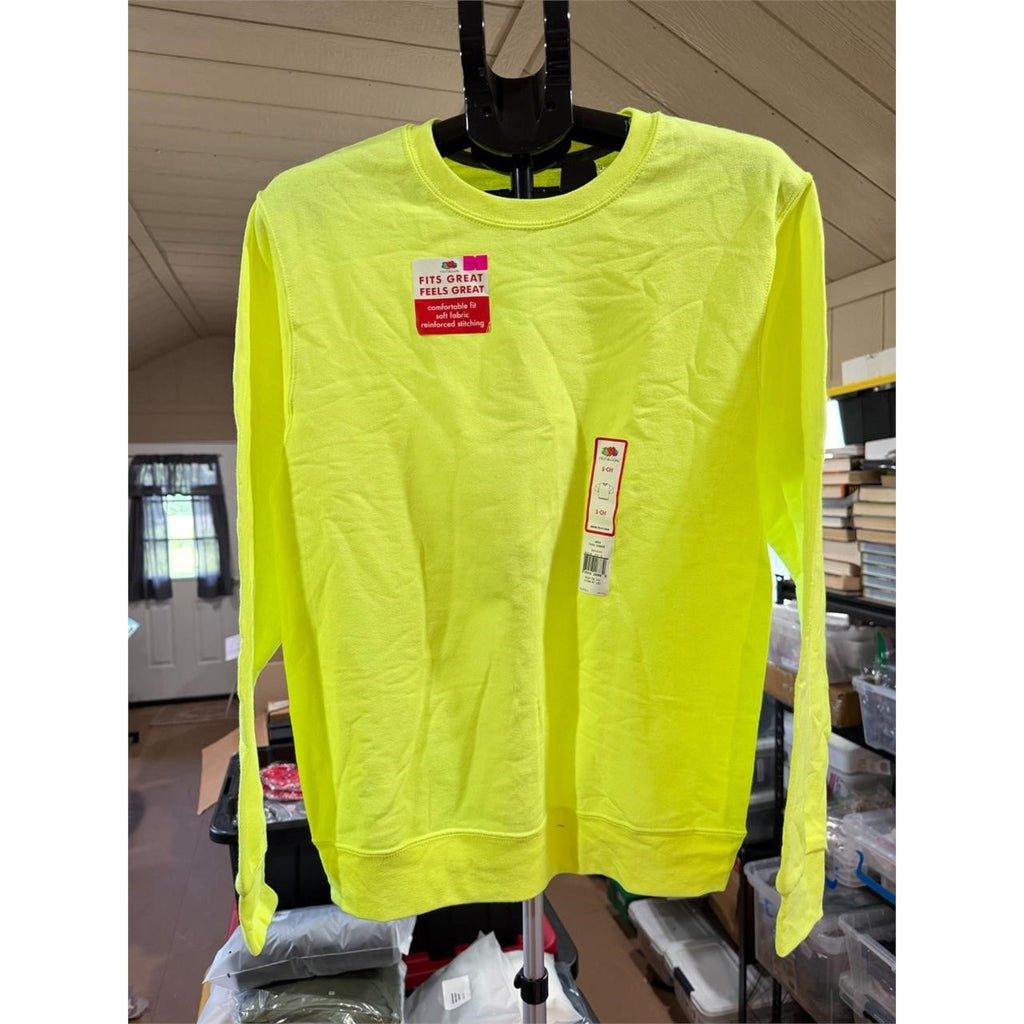 NEW Fruit of the Loom Hi-Vis Work Shirt Size Small