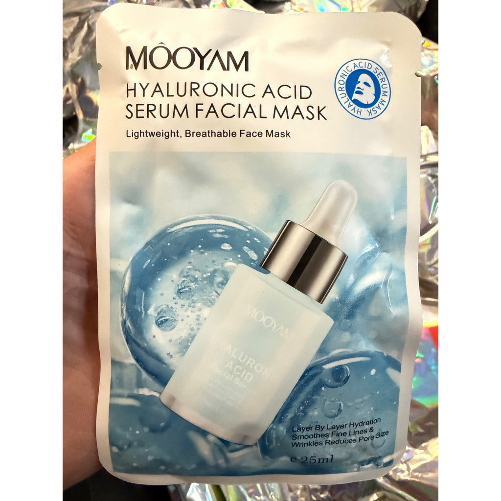 Mooyam Blue Hyaluronic Acid Serum Facial Mask 10-Pack