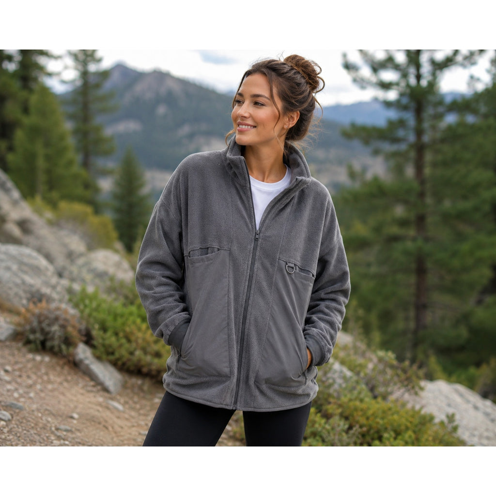 Cuddl Duds Women's Black Zip-up Sweater Size 2X