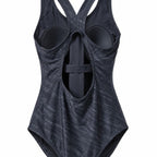 NEW UPF Women's One Piece Swimsuit Black Size S Athletic Bathing Suit FREE Shipp