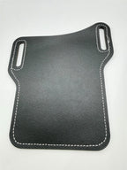 Black Republic Mercantile cell phone holster with belt clip, designed for secure belt carry and easy access.