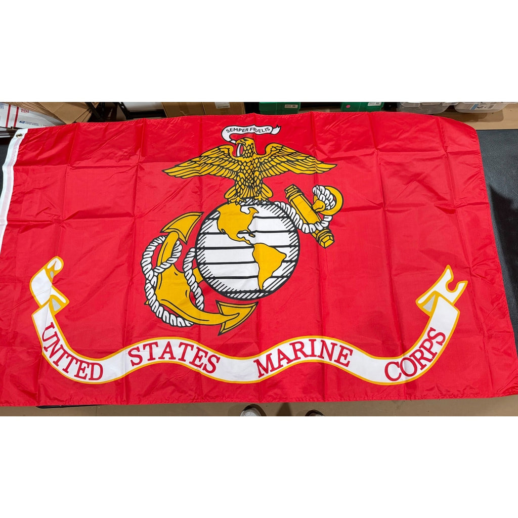 3x5 ft USMC UNITED STATES MARINE CORPS Official Military Insignia Flag Polyester