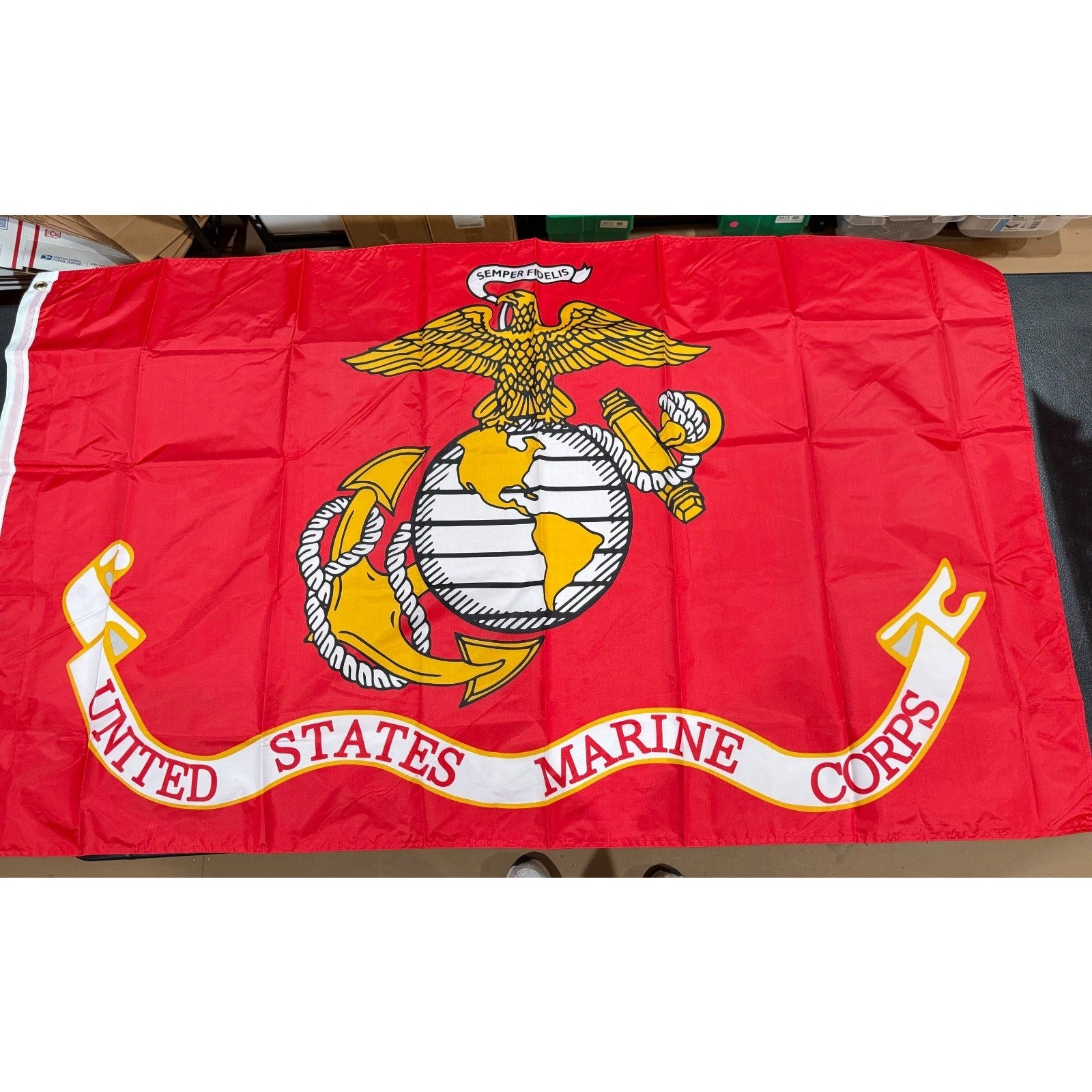 3x5 ft USMC UNITED STATES MARINE CORPS Official Military Insignia Flag Polyester