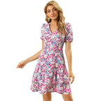 Wholesale box of 50 new women's dresses from Republic Mercantile, featuring a variety of styles and sizes in a 36lb lot.