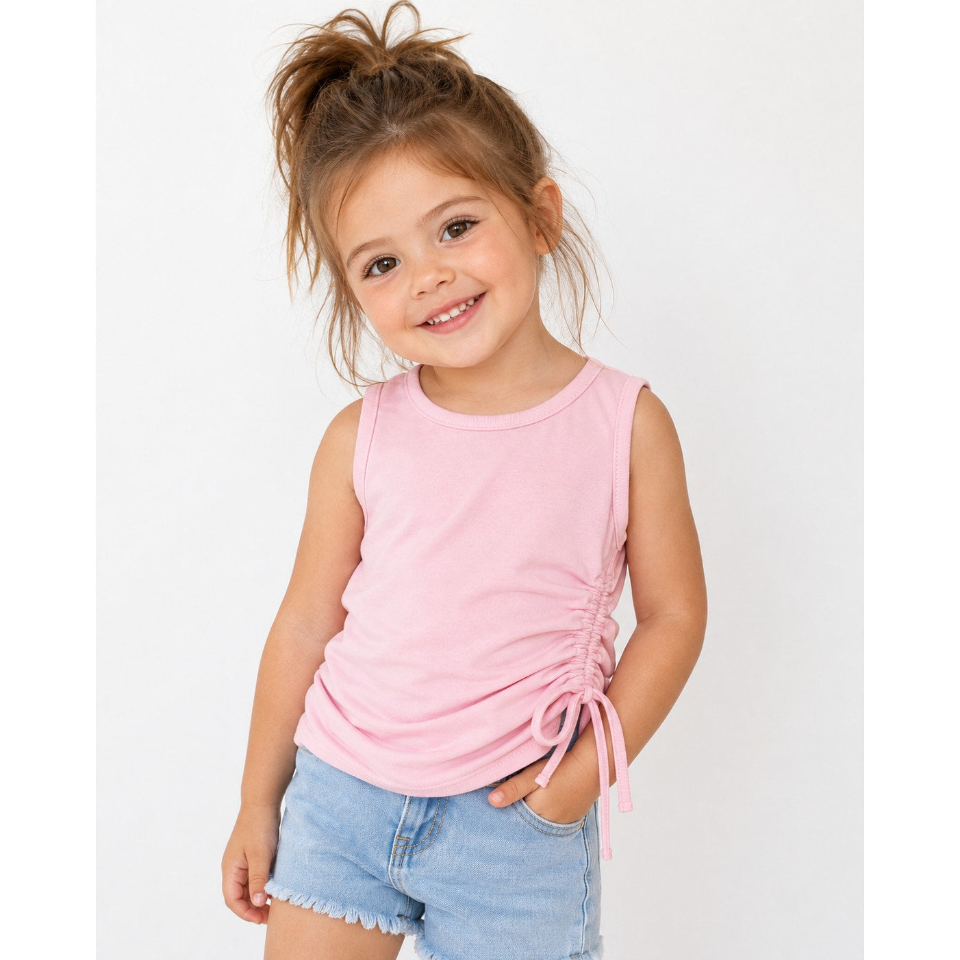 Arshiner Pink Girl's Tank Top Size 3T