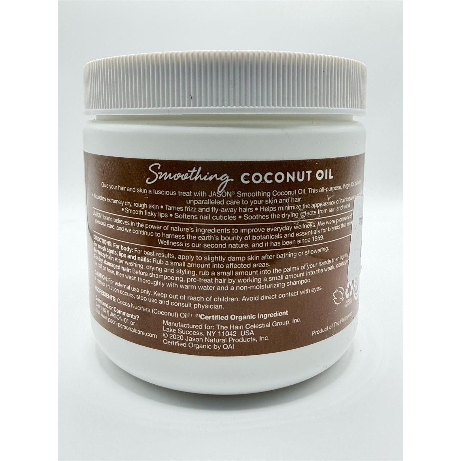 NEW Jason Smoothing Coconut Oil Skin Hair & Nails