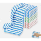 Three packs of Choicy microfiber cleaning cloths, showing a total of 30 soft, absorbent towels for household cleaning.