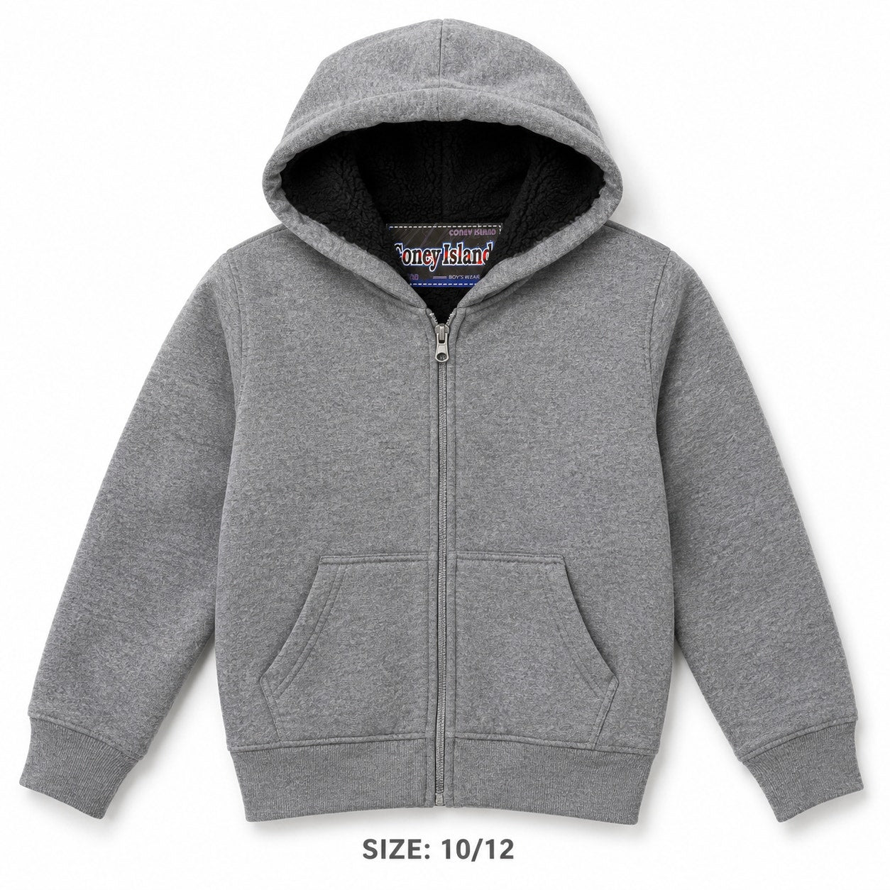 Coney Island Kids Zip-up Hoodie Size 10-12