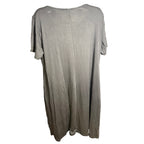 Fantaslook Black Casual Dress Short Sleeve Size 2XL