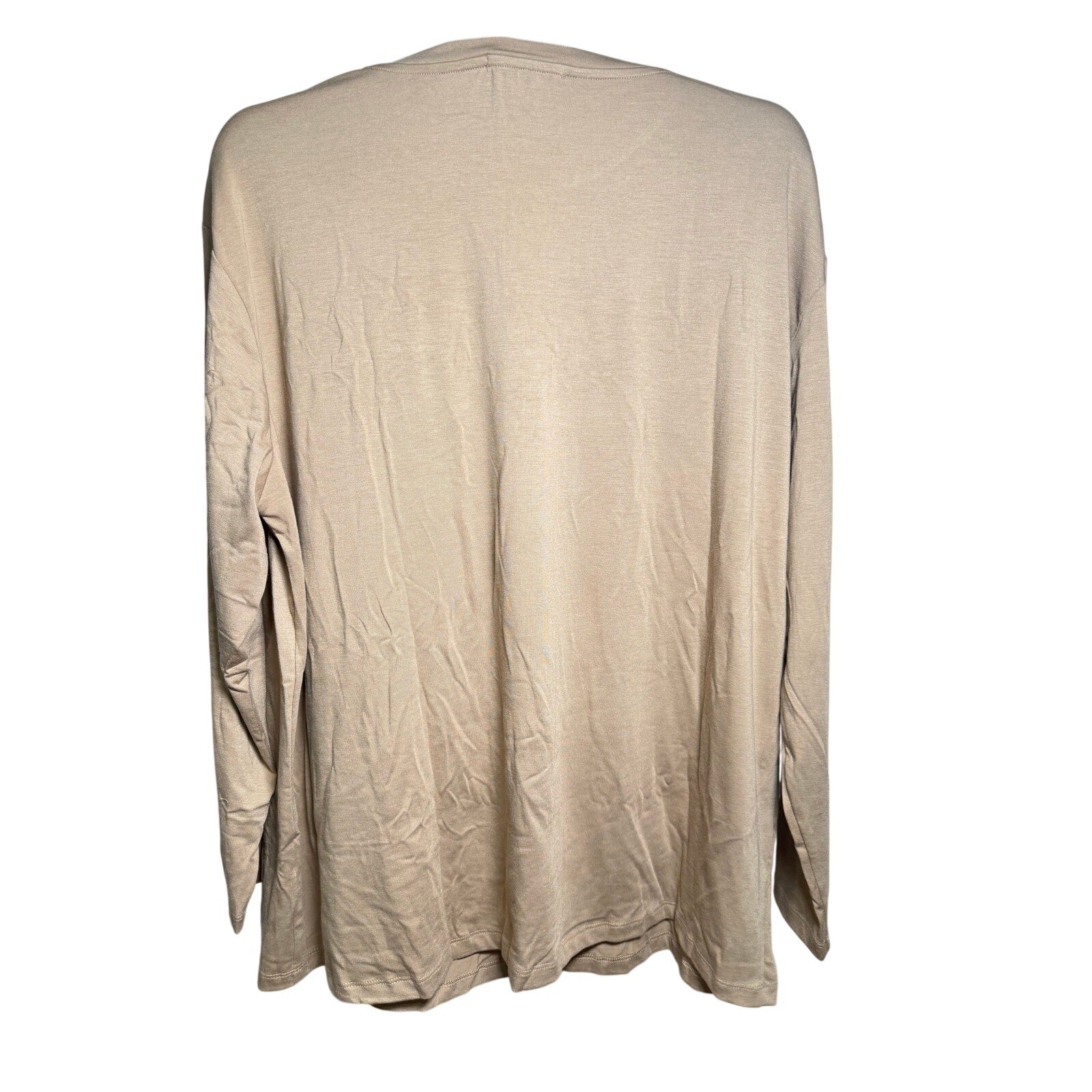 SUNBS Women's Long-Sleeve Carmel T-Shirt Size 2XL