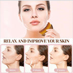 Rokaty lymphatic contour face brush for anti-puffiness, face sculpting, and depuffing with a sleek, handheld design.