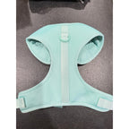 Vibrant Life green dog harness in size medium with adjustable straps and padded chest area.