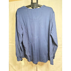 Cherokee Infinity Blue Scrub Top with Pockets - Size 3XL
