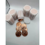 Collection of five tubes of Republic Mercantile 1oz .999 fine copper Walking Liberty collectible coins in each tube.