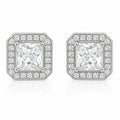 Republic Mercantile Cate & Chloé 1 ct cz diamond stud earrings with sterling silver setting and classic design.