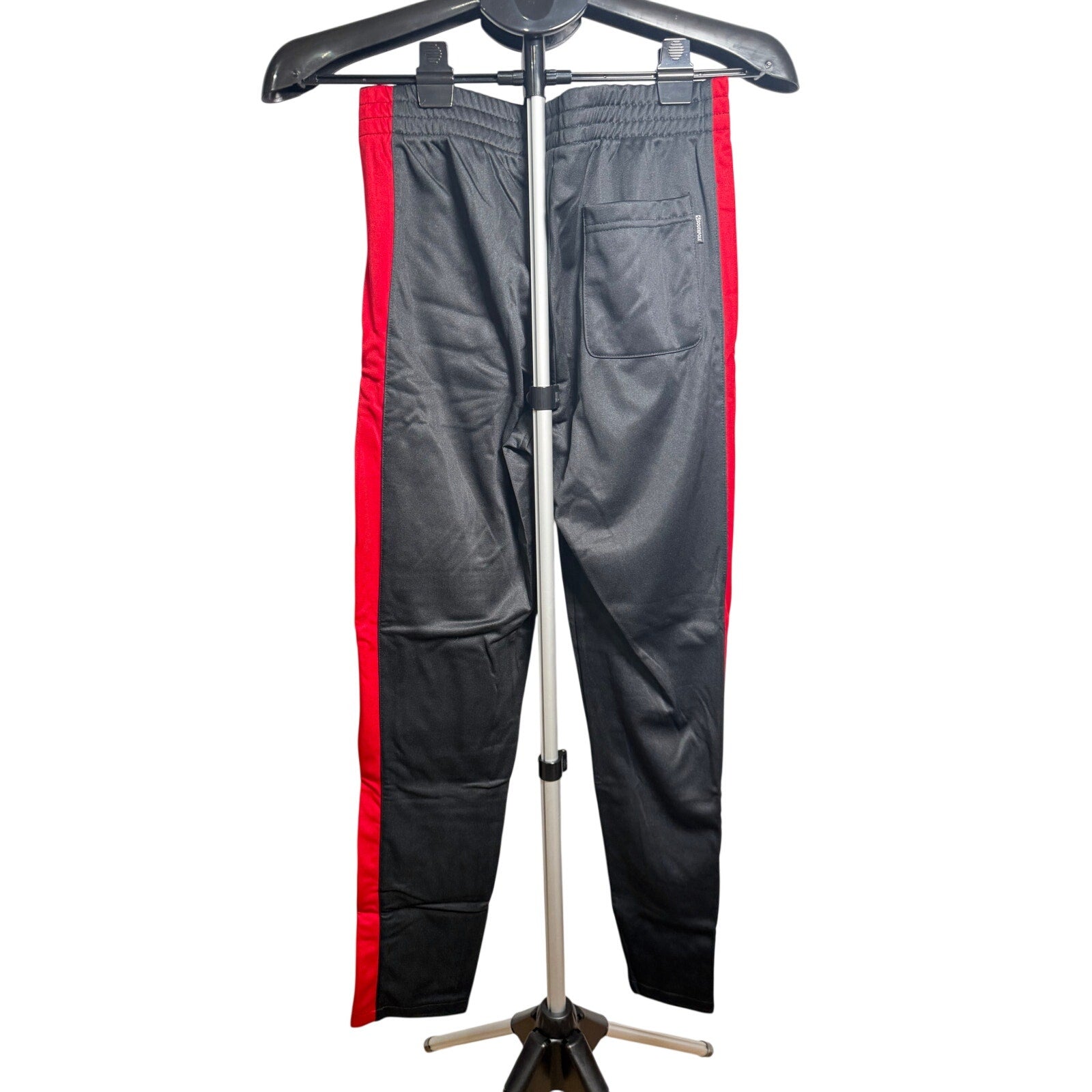 Southpole Boys Track Pants Black & Red Size L