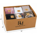 48-piece wholesale lot of Republic Mercantile long sleeve blouses and tops, new reseller's clothing shipment, 33 lbs.