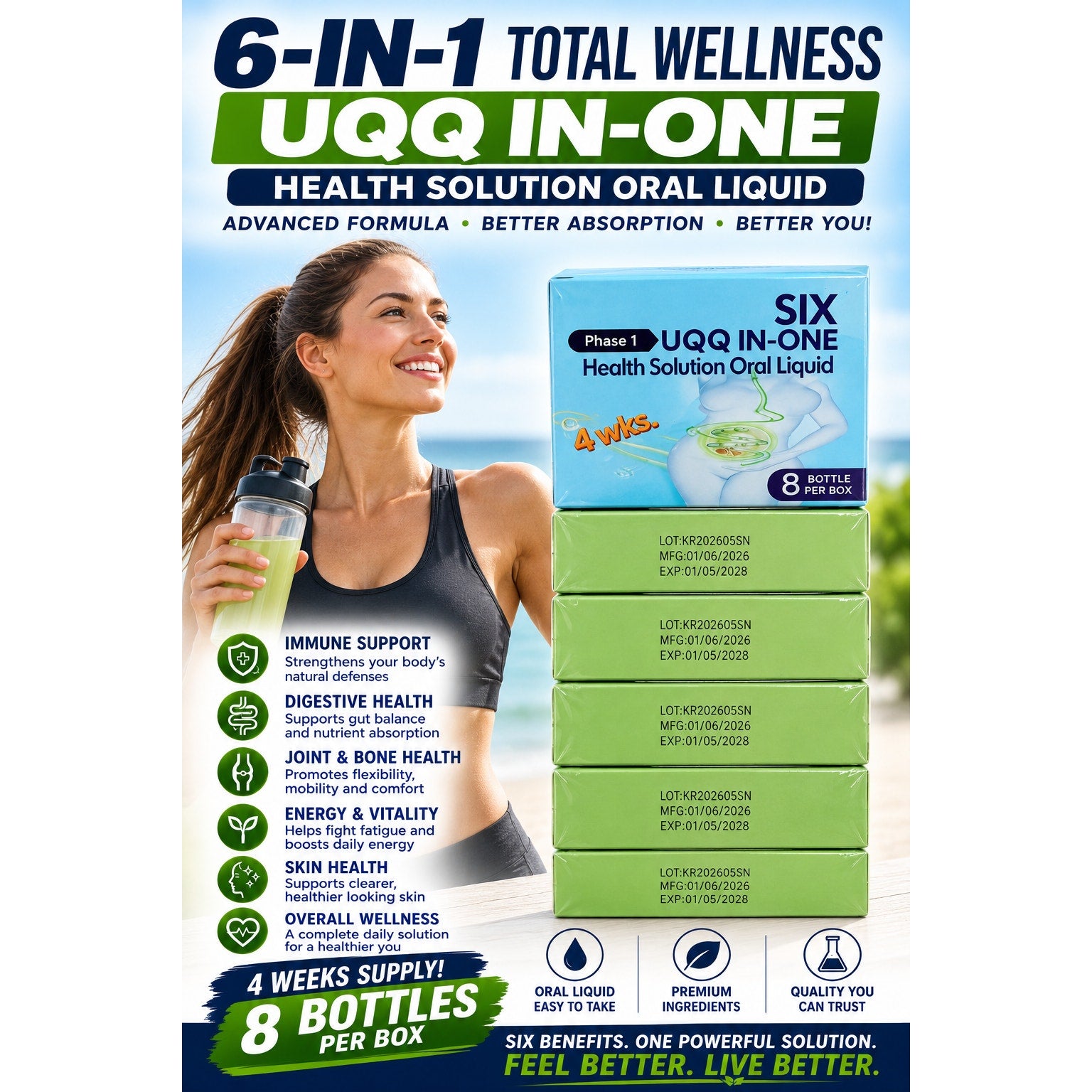 6-in-1 Health Solution Oral Liquid Phase 1 & 2