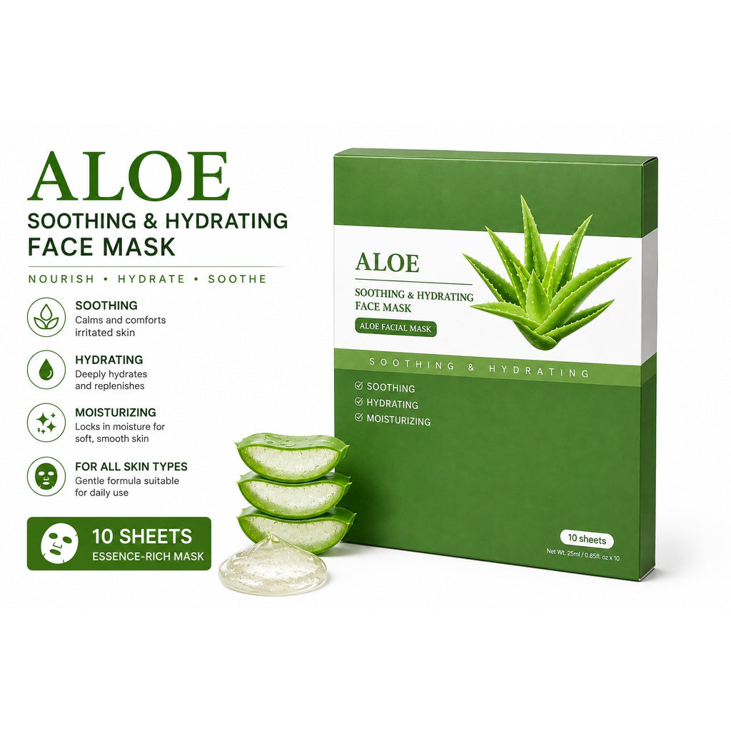 IREV Aloe Hydrating Facial Masks 10-Pack