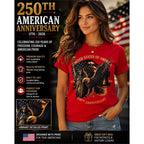 250th USA Anniversary Red T-Shirt Size: M