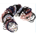 Set of 40 Bathveve elastic hair ties for women and girls, featuring firm hold and stretchy, comfortable design.