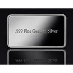 German silver collectible bar by CMC Mint, 1 Troy oz .999 fine alloy silver bar with detailed minting and design.