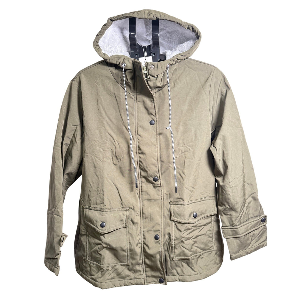 Rosvigor Women's Snap Button Parka Lined Size L