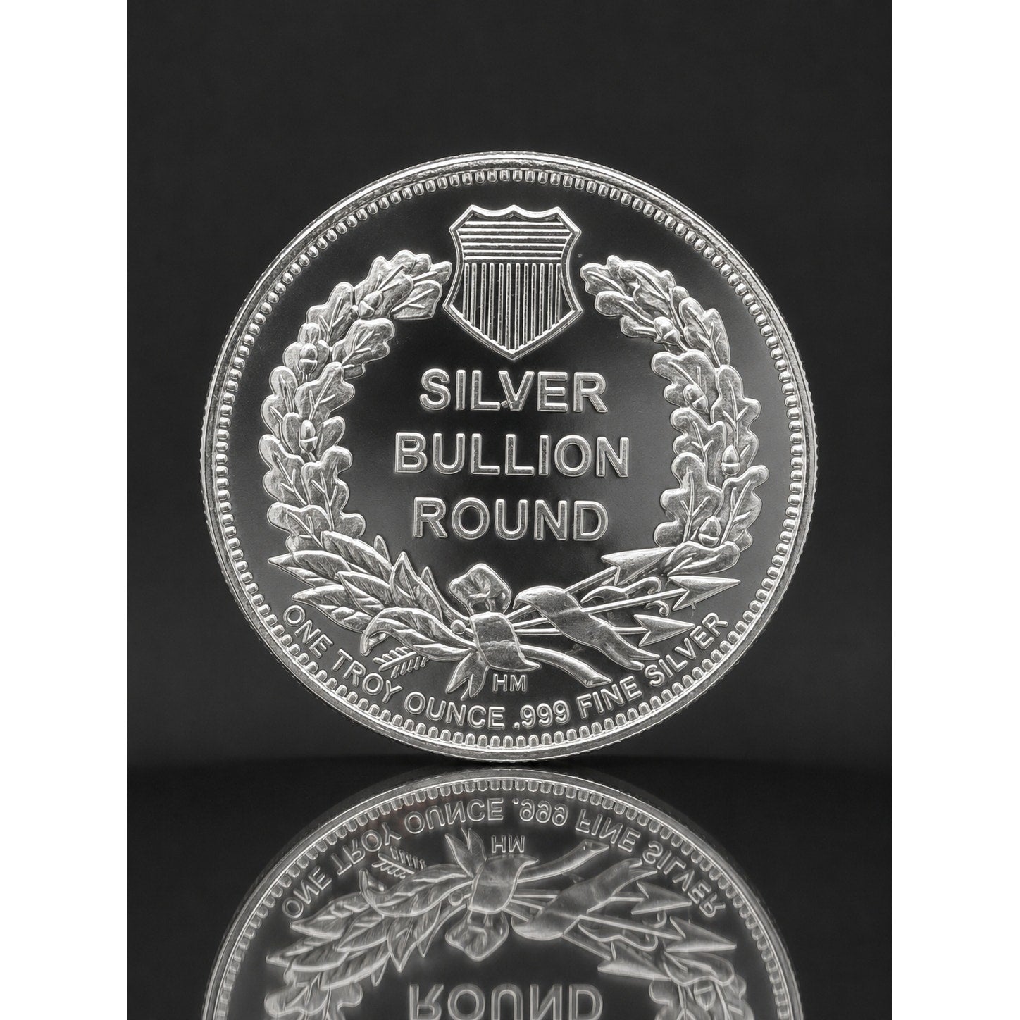 1 oz .999 fine silver collectible coin featuring St. Gaudens design, made in the USA by Republic Mercantile