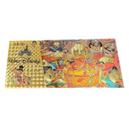 Disney's Scrooge McDuck gold-foil novelty note featuring colorful cartoon character and shiny gold foil design.