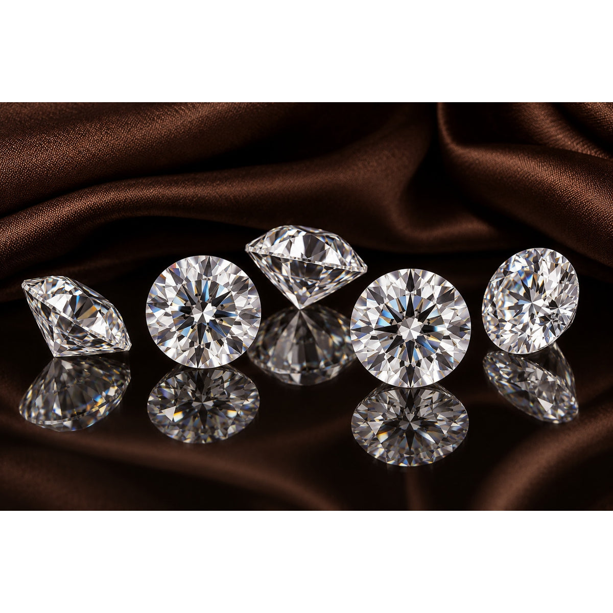 1CT White Moissanite Round 6.5mm VVS1 Loose Gemstone GRA Card & Case Certified