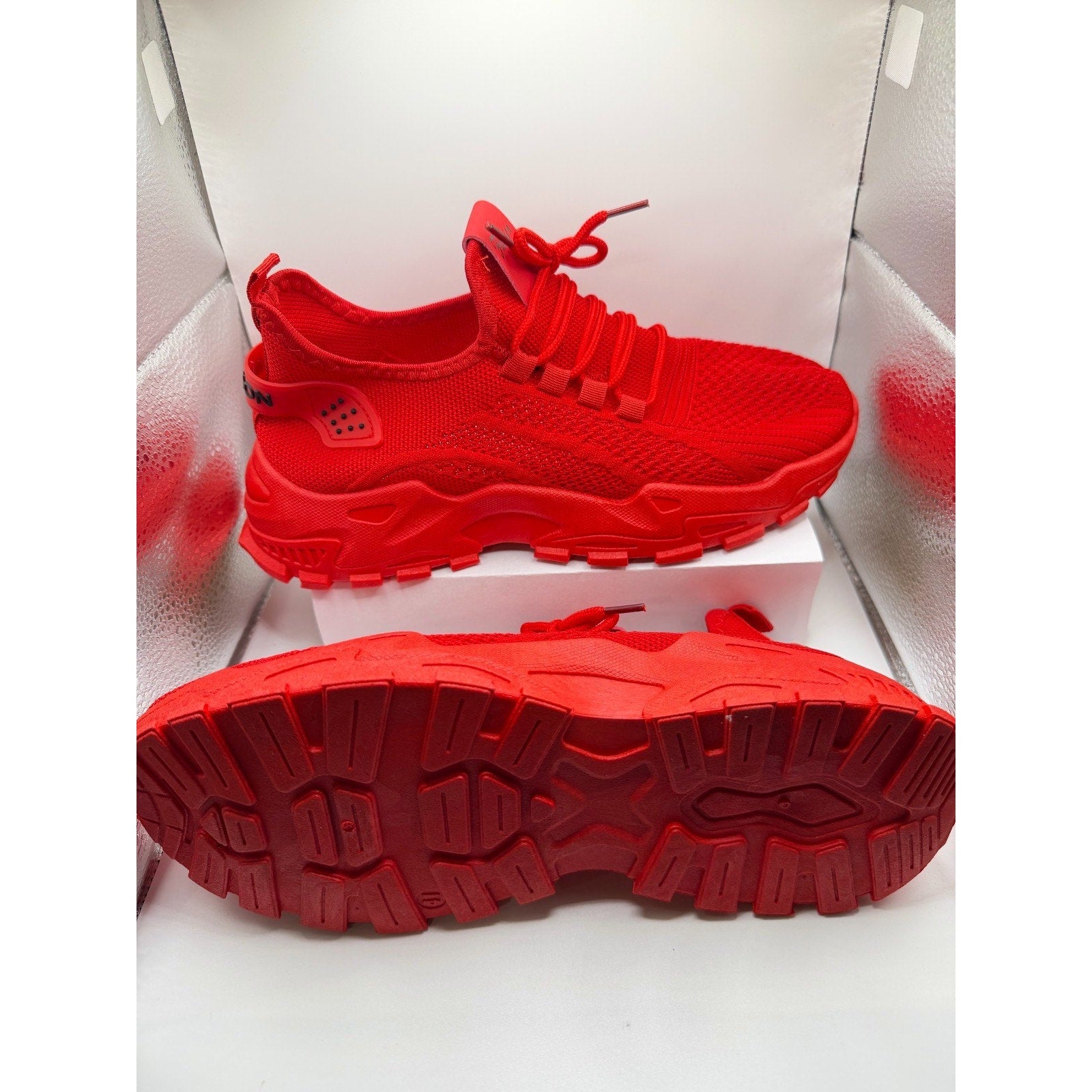Red Republic Mercantile women's athletic sneakers in size 10.5, with visible mesh and rubber sole design.