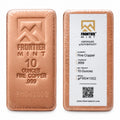 One 10 oz .999 Fine Copper Collectible Art Bar from Frontier Mint
