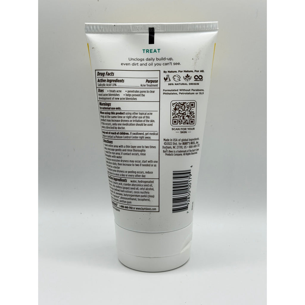 Burt's Bees Deep Cleansing Acne Scrub 4oz