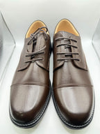 Bruno Marc men's oxford dress shoes in size 8, featuring classic black leather with laced design and polished finish.