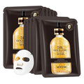 24K Gold Foil Hydrating Facial Masks Sheet Mask 10-Pack by Mooyam