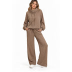 SUNBS women's 2-piece lounge set with sweatsuit outfit featuring a drawstring, size M, casual and comfortable apparel.