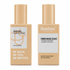 Beetles Fiber Base Coat & Top Gel, 2 pc Set - Clear UV/LED Gel, 15ml each