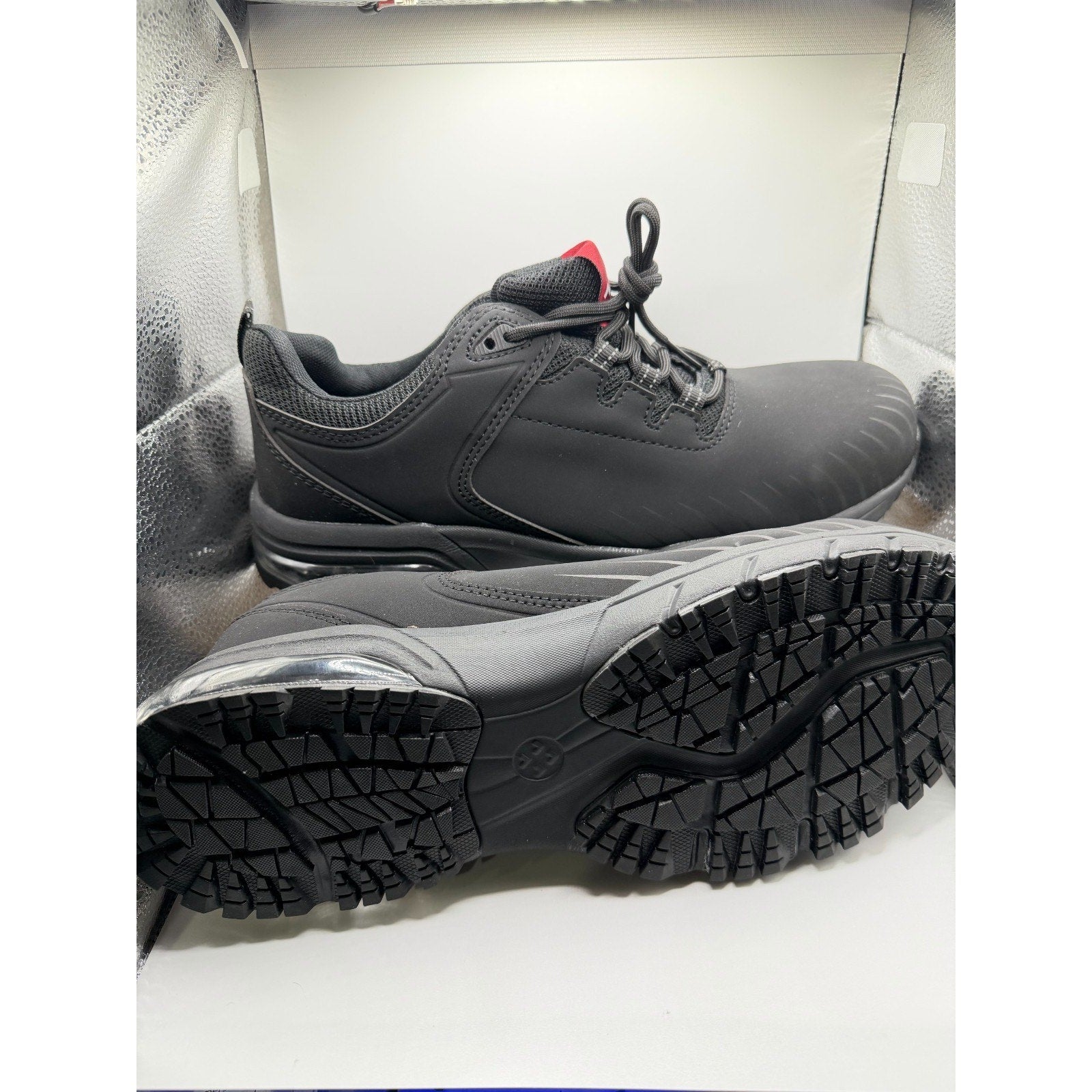 SPIEZ Composite Toe Shoes for Men Work, Safety Shoes Lightweight Size 11