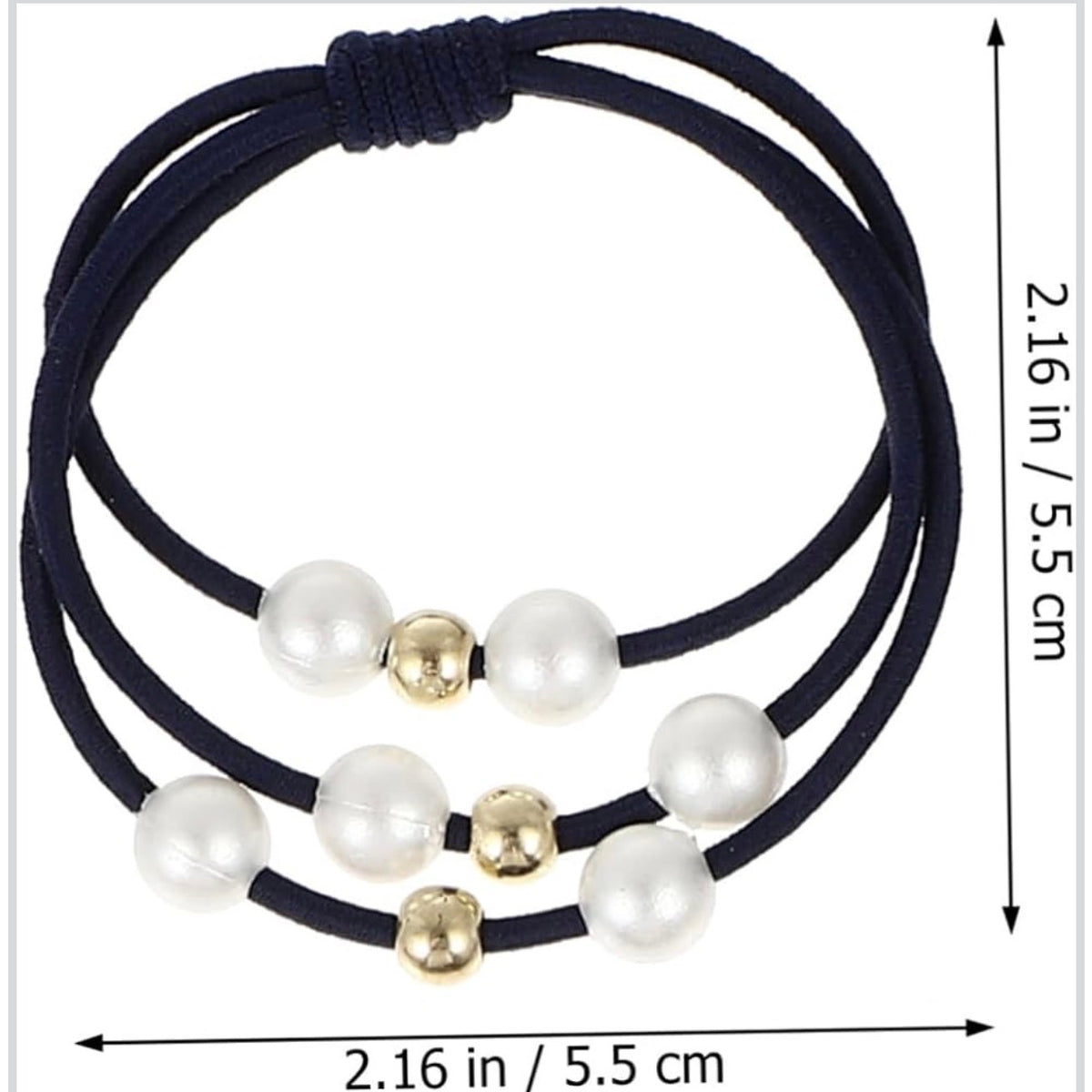 Set of 40 Bathveve elastic hair ties for women and girls, featuring firm hold and stretchy design for versatile hair styling.