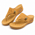 Xuemjiao women's tan comfort sandals in size 6.5 (Euro 37) with cushioned straps and textured soles, perfect for casual wear.