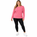BASSDASH women's UPF 50+ UV protection long sleeve T-shirt in size 3XL, light-colored fabric with a relaxed fit.