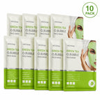 Mooyam Green Tea O2 Bubble Face Mask 10-pack